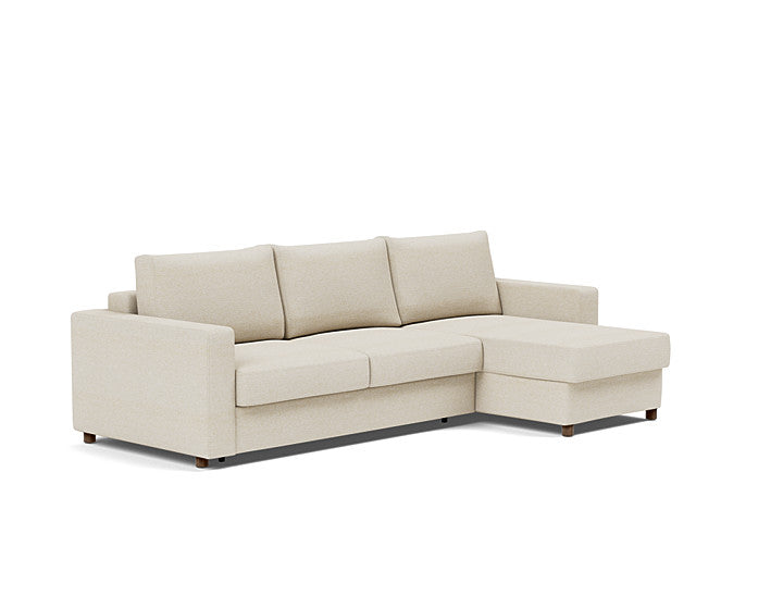 Innovation Living Neah Sofa Bed, Chaise Queen Size With Standard Arms