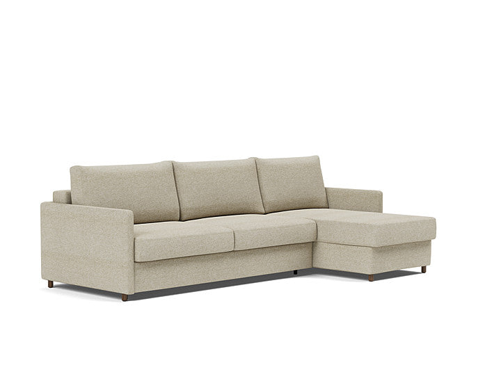 Innovation Living Neah Sofa Bed, Chaise King Size With Slim Arms