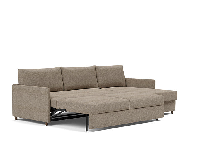Innovation Living Neah Sofa Bed, Chaise King Size With Slim Arms