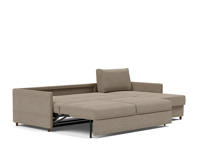 Innovation Living Neah Sofa Bed, Chaise King Size With Slim Arms