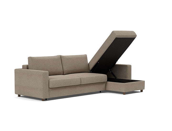 Innovation Living Neah Sofa Bed, Chaise King Size With Standard Arms