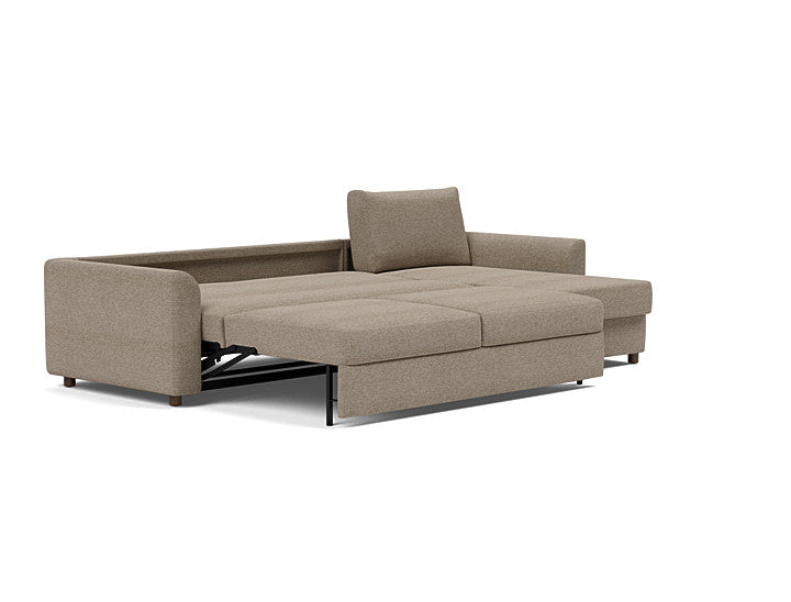 Innovation Living Neah Sofa Bed, Chaise King Size With Curved Arms