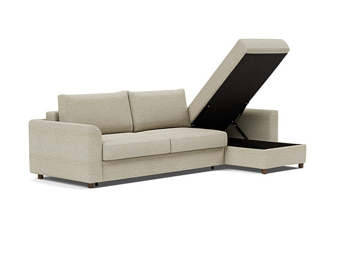 Innovation Living Neah Sofa Bed, Chaise King Size With Curved Arms