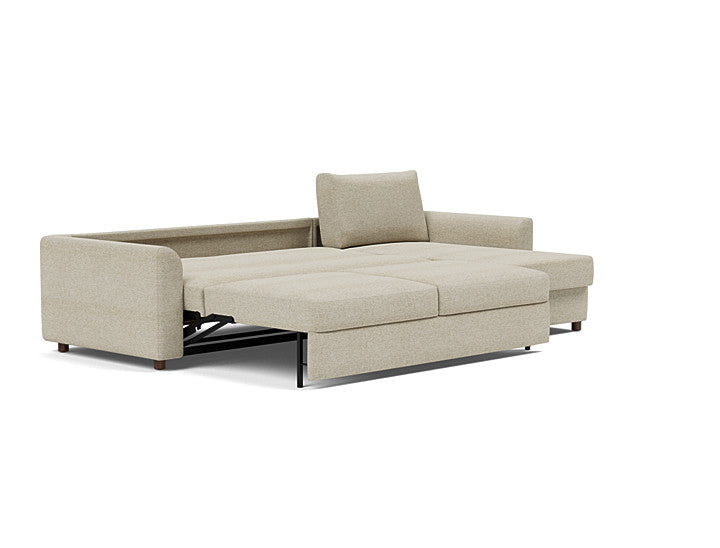 Innovation Living Neah Sofa Bed, Chaise King Size With Curved Arms