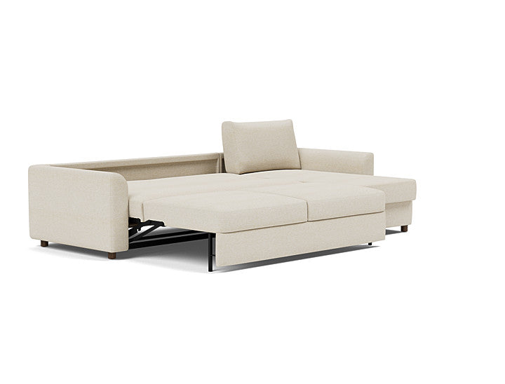 Innovation Living Neah Sofa Bed, Chaise King Size With Curved Arms