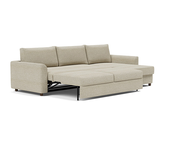 Innovation Living Neah Sofa Bed, Chaise King Size With Curved Arms