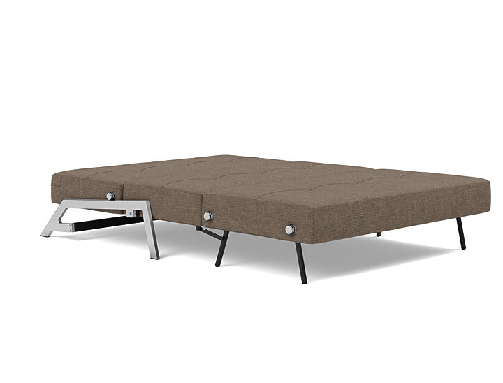 Innovation Living Cubed Full Size Sofa Bed With Chrome legs