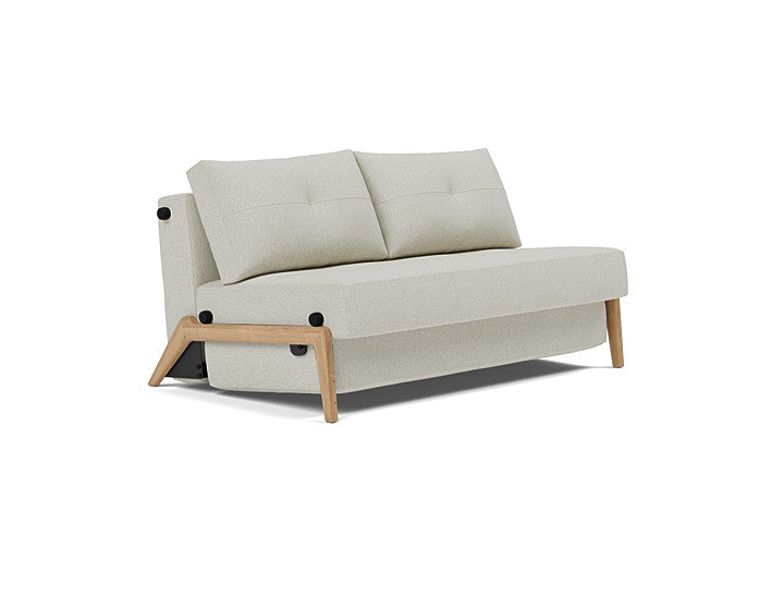 Innovation Living Cubed Lacquered Oak Sofa Bed Full Size
