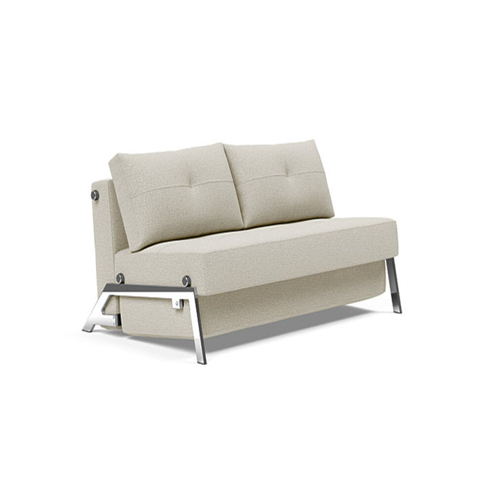Innovation Living Cubed Queen Size Sofa Bed with Chrome Legs