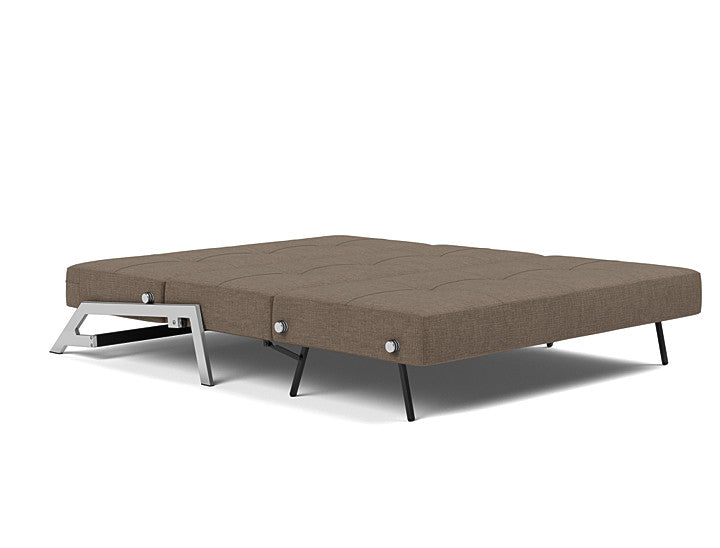 Innovation Living Cubed Queen Size Sofa Bed with Chrome Legs