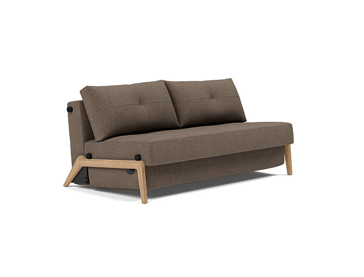 Innovation Living Cubed Lacquered Oak Sofa Bed Queen Size
