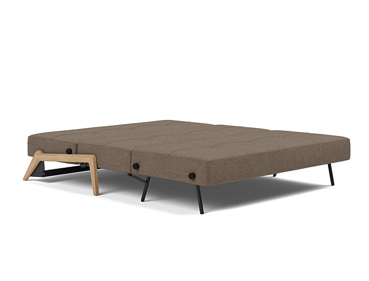 Innovation Living Cubed Lacquered Oak Sofa Bed Queen Size