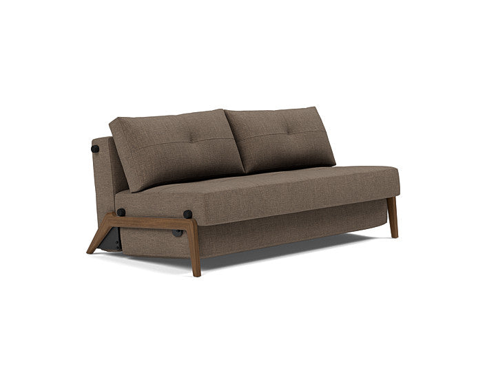 Innovation Living Cubed Queen Size Sofa Bed with Dark Wood Legs