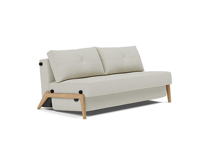 Innovation Living Cubed Lacquered Oak Sofa Bed Queen Size