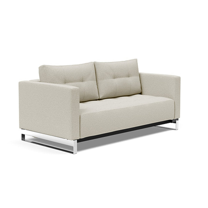 Innovation Living Cassius Deluxe Excess Lounger Sofa Bed Chrome