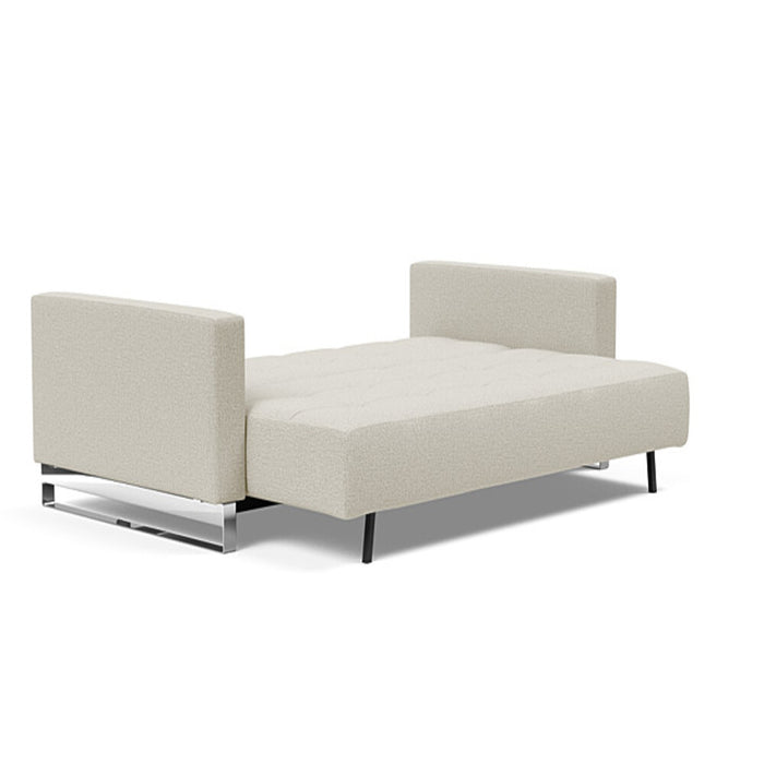 Innovation Living Cassius Deluxe Excess Lounger Sofa Bed Chrome