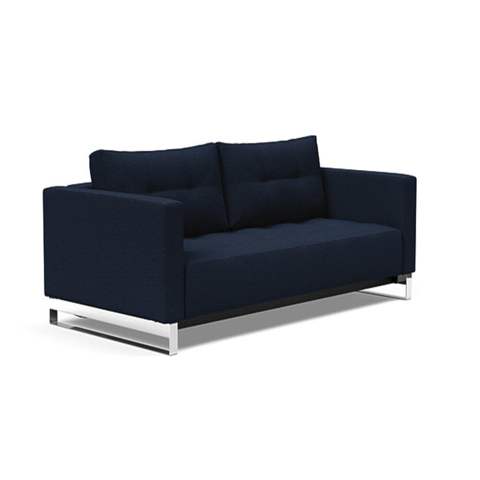 Innovation Living Cassius Deluxe Excess Lounger Sofa Bed Chrome
