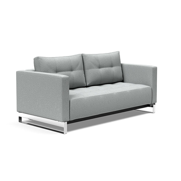 Innovation Living Cassius Deluxe Excess Lounger Sofa Bed Chrome