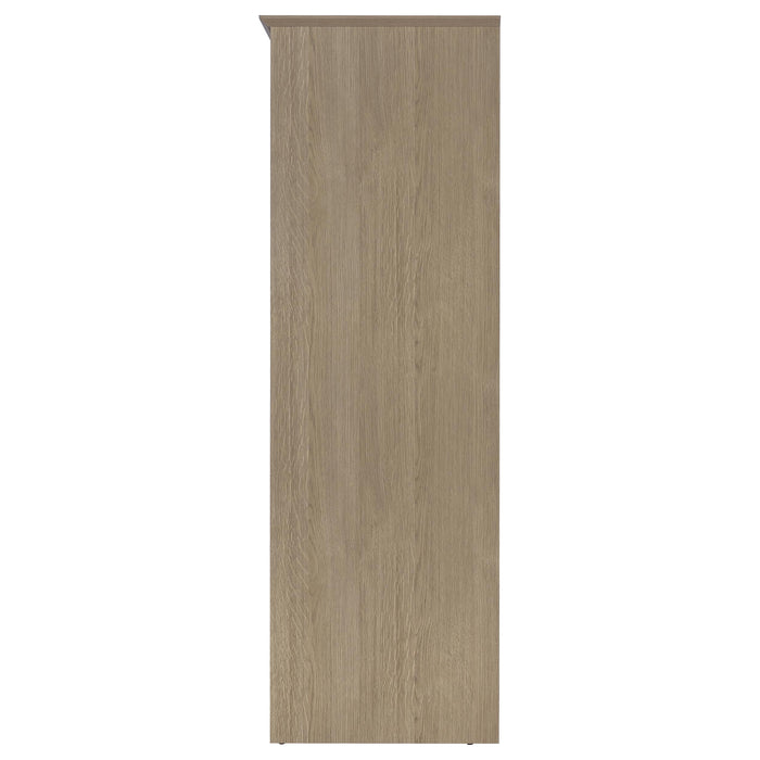 Canova 3-door Bedroom Wardrobe Storage Cabinet Armoire Latte