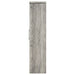 CoasterEssence Alejo 2-door tall cabinet in grey driftwood engineered wood finish