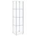 CoasterEveryday Bellatrix white 3-shelf clear glass curio cabinet with glass doors
