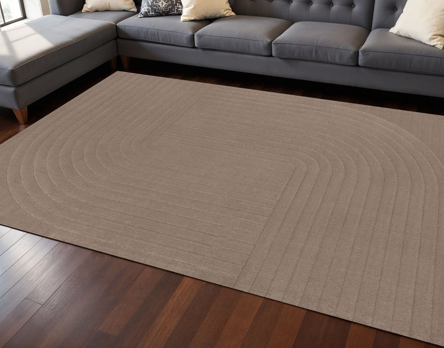 8' X 11' Area Rug (660066) - Brown