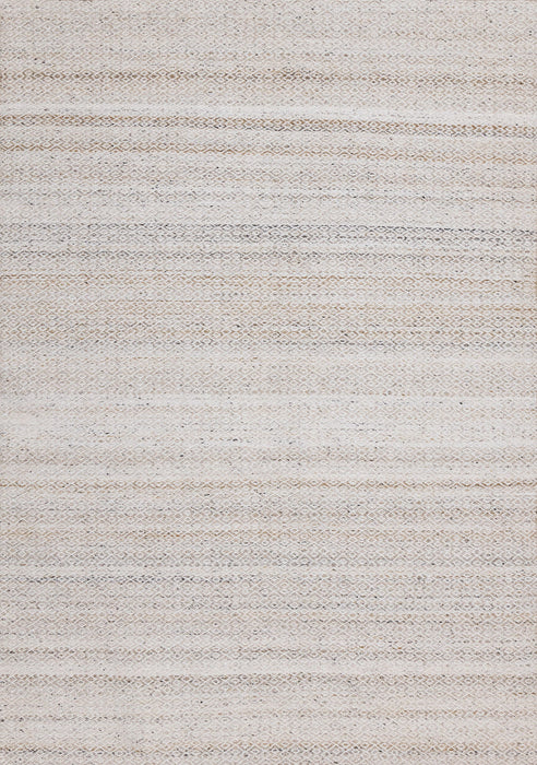 8' X 11' Geometric Hand Woven Area Rug (661338) - Cream / Beige