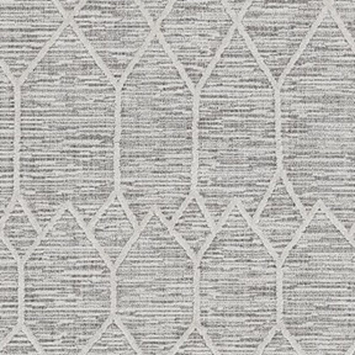 12' x 15' Geometric Area Rug - Gray And Ivory