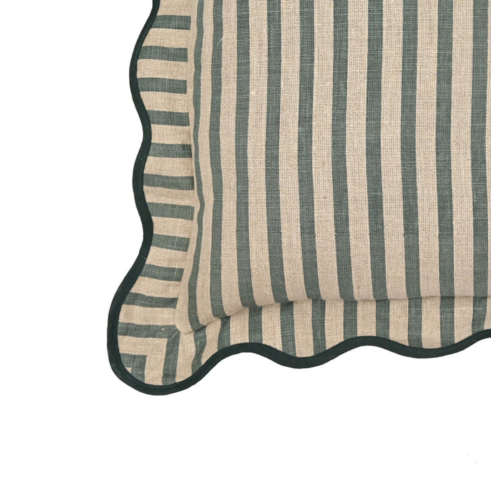 TOV Furniture striped accent cushion pillow with colorful striped pattern, soft fabric, and decorative design for sofa or bed accents.
