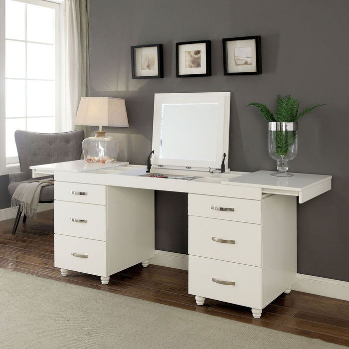 Verviers - Vanity Desk - White