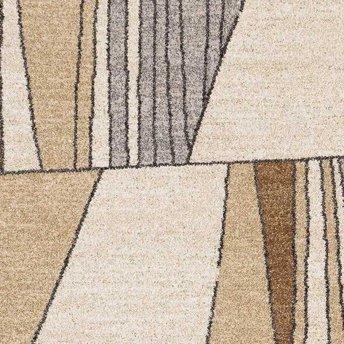 8' X 11' Geometric Area Rug (660047) - White / Black