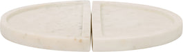 Marble tray by Meridian Furniture featuring a smooth, polished genuine marble surface and elegant tray design.