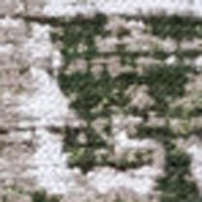 7' X 9' Abstract Washable Area Rug With UV Protection (609977) - White / Gray / Green
