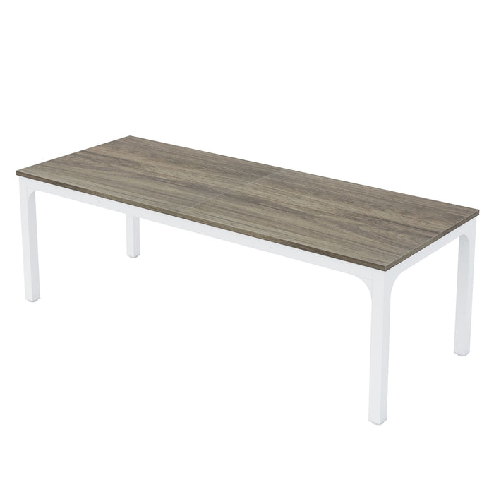 46" Solid Wood Dining Table - Gray
