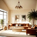 Indoor/outdoor Tivoli coffee table by Meridian Furniture with travertine concrete top and sturdy construction.