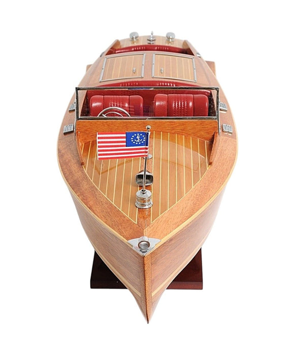 c1938 Chris Craft Runabout Large Model - Brown