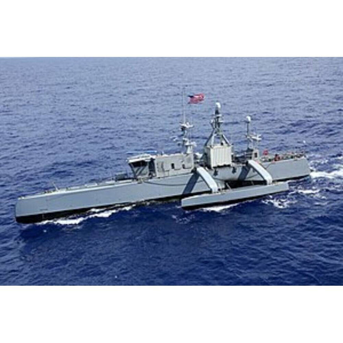 Hand Painted Model Boat (624271) - Gray