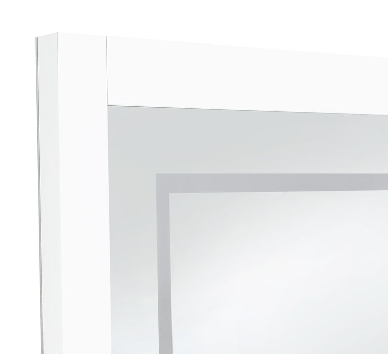 Nordio 72-inch LED Tempered Full Length Floor Mirror White