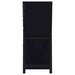 Windrose 28 x 67-inch tempered LED standing mirror in black by CoasterEveryday