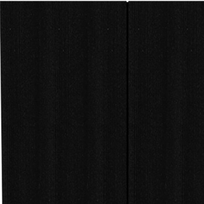 Tall Two Door Closet - Black