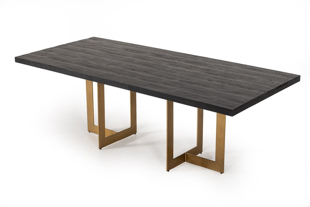 87" Rectangular Dining Table - Black