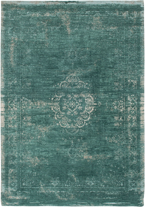 4' x 6' Medallion Non Skid Area Rug - Green