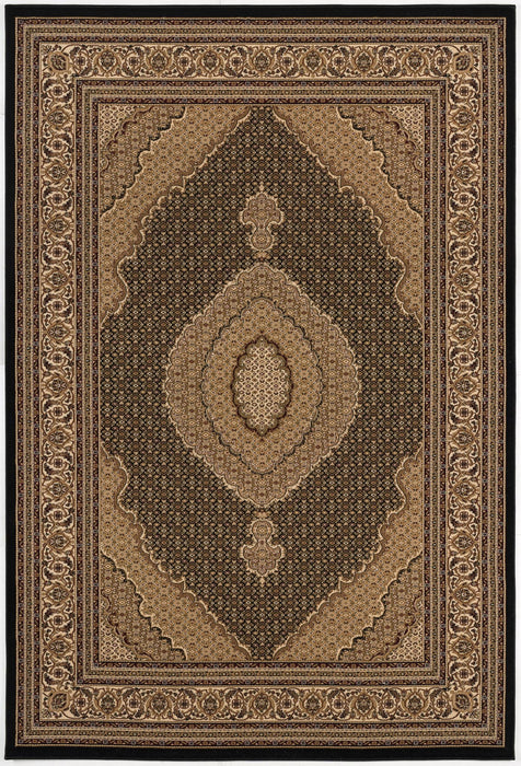 10' x 13' Oriental Washable Non Skid Area Rug - Beige
