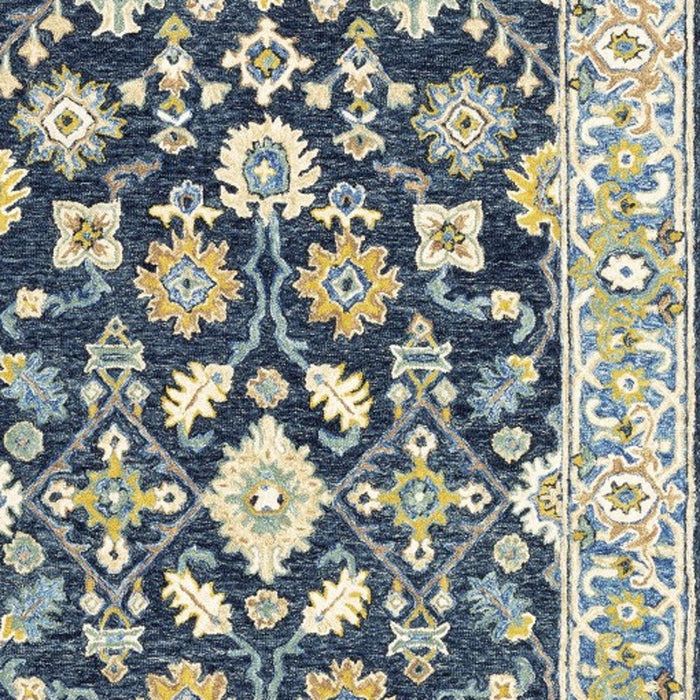 8' x 10' Bohemian Rug - Navy And Blue