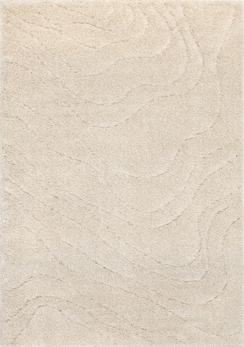 5' X 8' Abstract Area Rug (661293) - Cream / Beige