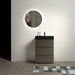 Giga Alice bathroom vanity with large storage, freestanding design, one-piece sink basin, modern style, without drain and faucet.