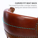 Giga 29.5-inch cow top wooden bar stool with a swivel seat, backrest, and bar height for kitchen or home counter seating.