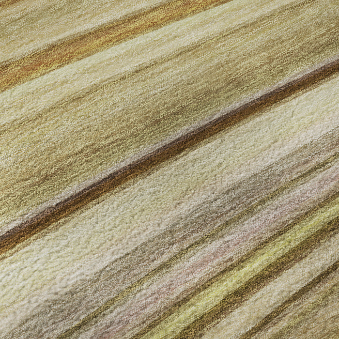 10' X 14' Abstract Washable Area Rug With UV Protection (650338) - Beige / Blue / Ivory