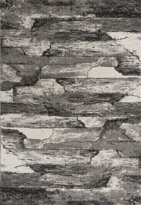 7.8' x 10.8' Abstract Area Rug - Gray