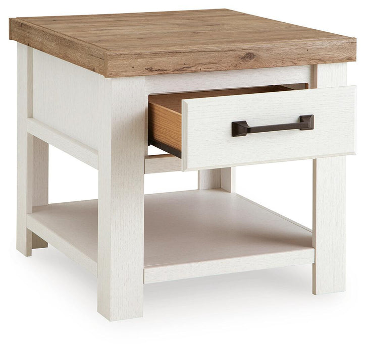 Rectangular cocktail table from Signature Design by Ashley® with a sleek surface and modern design, ideal for living room or lounge.